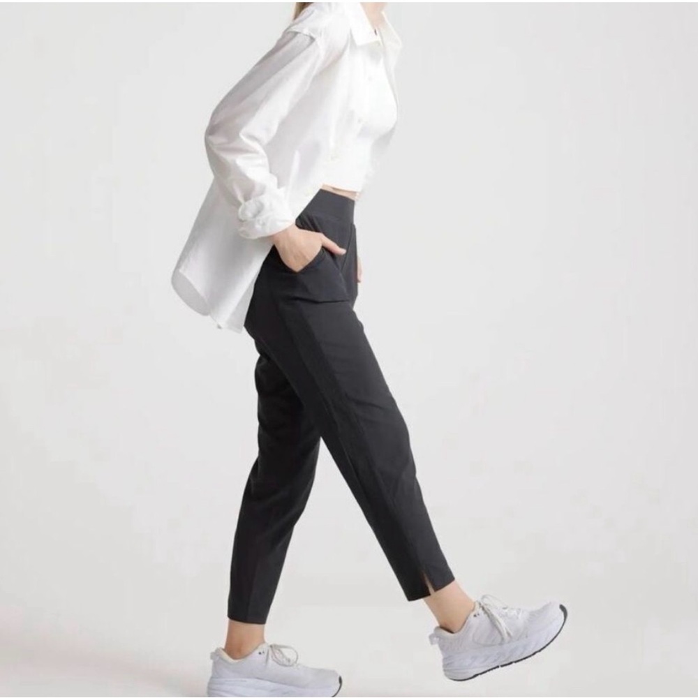 Quince Performance Tech Ankle Pants | Black | Size XS